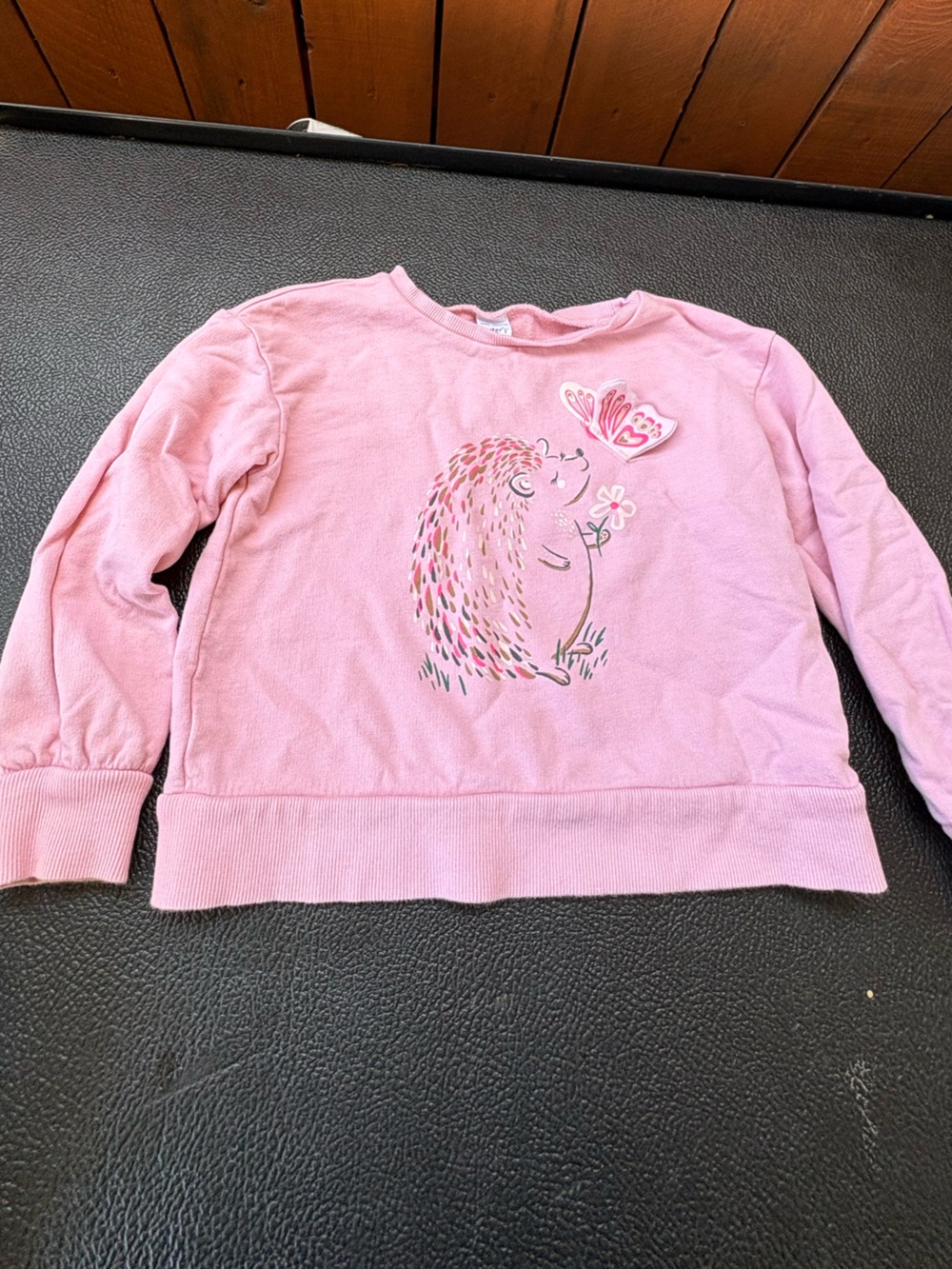 Carters girls hedgehog sweatshirt